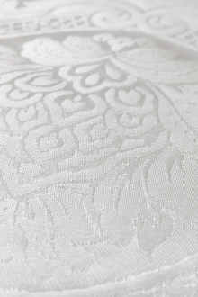 Silk Damask Brocade with Vintage Regal Patterns0