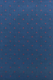 Novelty Cotton Shirting with Dots Repeat0