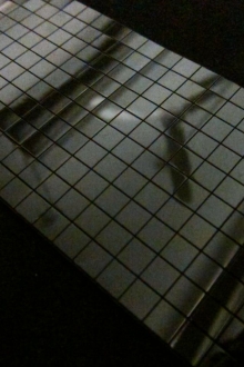 Adhesive Mirror Ball Tile Panel in Onyx0