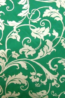 Metallic Printed Light Weight Silk Blend Zibeline0