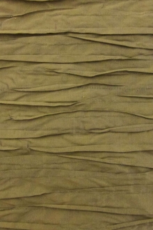 Iridescent Tucked Silk Shantung0