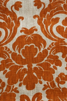 Linen Upholstery Filigree Print0