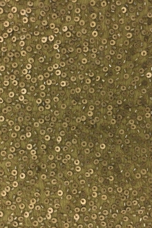 Sequins and Beads on Silk Chiffon0