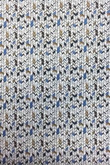 Cotton Broadcloth With Small Geometric Print0