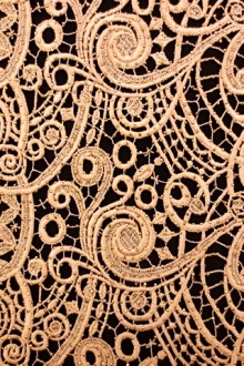 Metallic Guipure Lace0