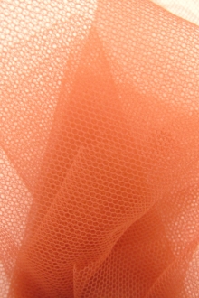Italian Nylon Tulle in Terracotta1