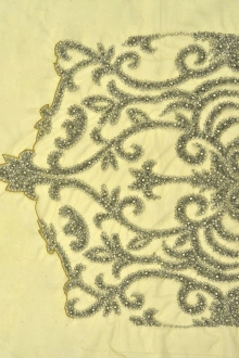 Catherine Crystal Embroidered tulle bodice0