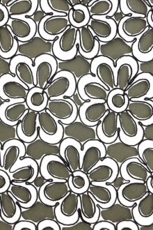 Laser Cut Corded Satin0