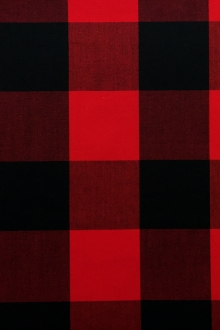 Carolina Cotton Gingham in in Scarlet0