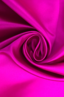 Italian Silk Duchesse Satin Hot Magenta0
