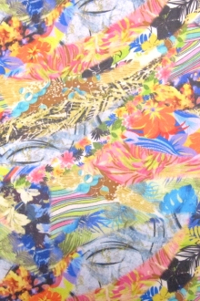 Printed Silk Chiffon0