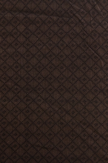 Brown Cotton Woven Novelty 0