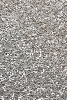 Sequins on Silk Chiffon0