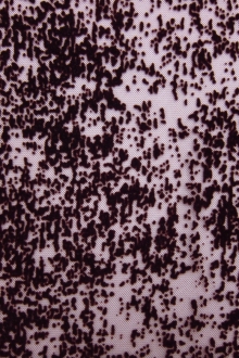 Flocked Tulle (in Burgundy)0