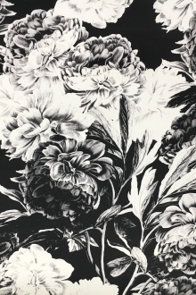 Printed Silk Satin Organza 0