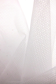 Italian Nylon Tulle in Bianco1