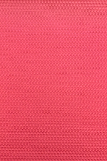 Stretch Cotton Poly Blend Pique in Cherry0