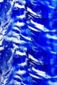 Liquid Look Painted Silk Blend Twill0