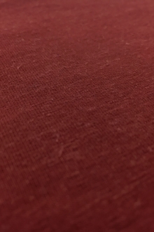 Certified Organic Hemp and Cotton Jersey in Heretic Red0