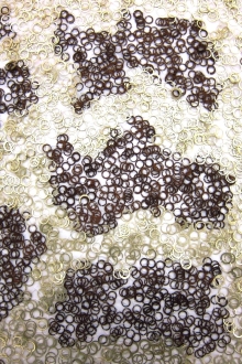 Novelty Sequins on Silk Chiffon0