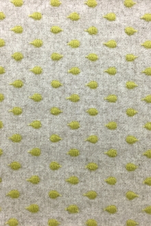 Cotton Wool Flannel With Embroidered Dots0