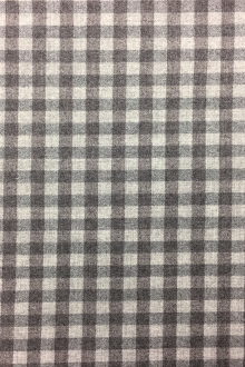 Italian Virgin Wool Stretch Tattersall Plaid Flannel0