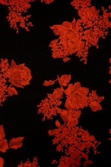 Polyester Silk Blend Double Face Metallic Appliqued Zibelline0