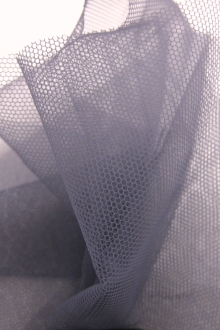 Italian Nylon Tulle in Inchiostro1