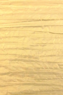 Metallic Tucked Silk Shantung0
