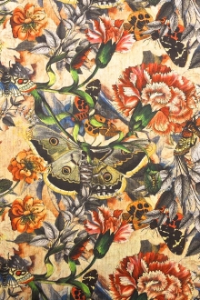 Printed Silk Chiffon With Matching Charmeuse0