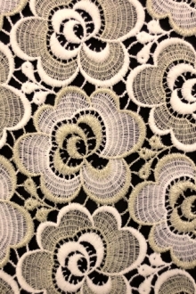 Metallic Guipure Lace0