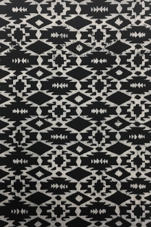 Cotton Batik in Black and White0