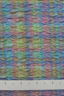 Plaid Poly Rayon Cloqué0