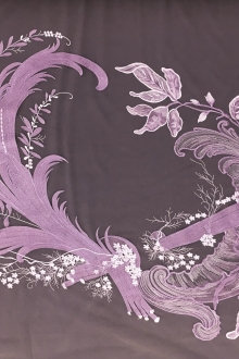 Metallic Embroidered Tulle Panel0