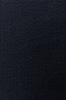 Cotton Seersucker in Navy0