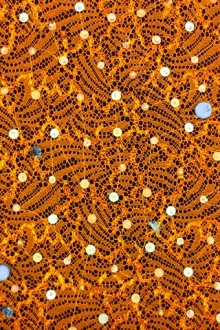 Beaded Metallic Chantilly Lace0