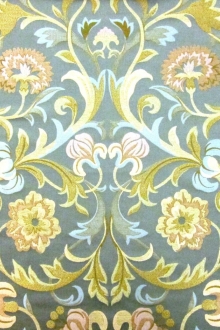 Metallic Viscose Blend Brocade0