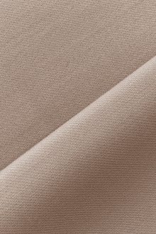 Italian Wool Satin Faille in Oyster0