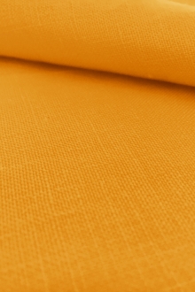 Belgian Sanforized Linen in Egg Yolk Yellow0