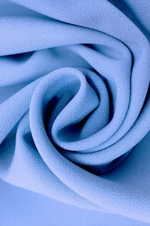 Polyester Stretch Crepe in Periwinkle0