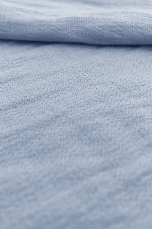 Rayon Nylon Blend Crepe in Dusty Blue0