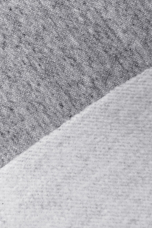 Japanese Cotton Sweatshirt Fleece in Dark Heather Grey0