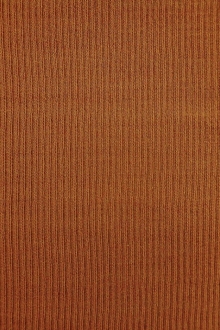 Virgin Wool Rib Knit in Rust0