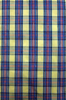 Silk Shantung Plaid0