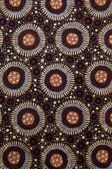 Australian Cotton Print With Aboriginal Motif0