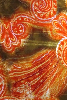 Printed Silk Charmeuse0