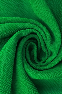 Crinkle Viscose in Kelly Green0