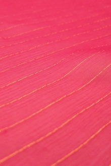 Silk Metallic Chiffon Stripe 0