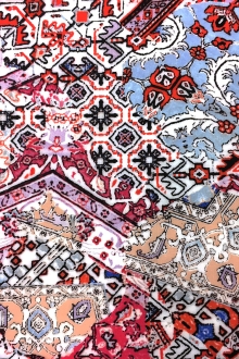 Viscose Batiste With Ornamental Patchwork Print 0