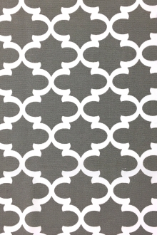 Outdoor Spun Polyester Canvas with Geometric Print 0